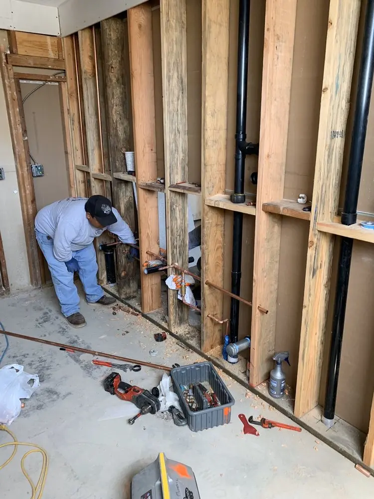 Commercial rough-in plumbing for Gas Line Repair in Valley Ranch